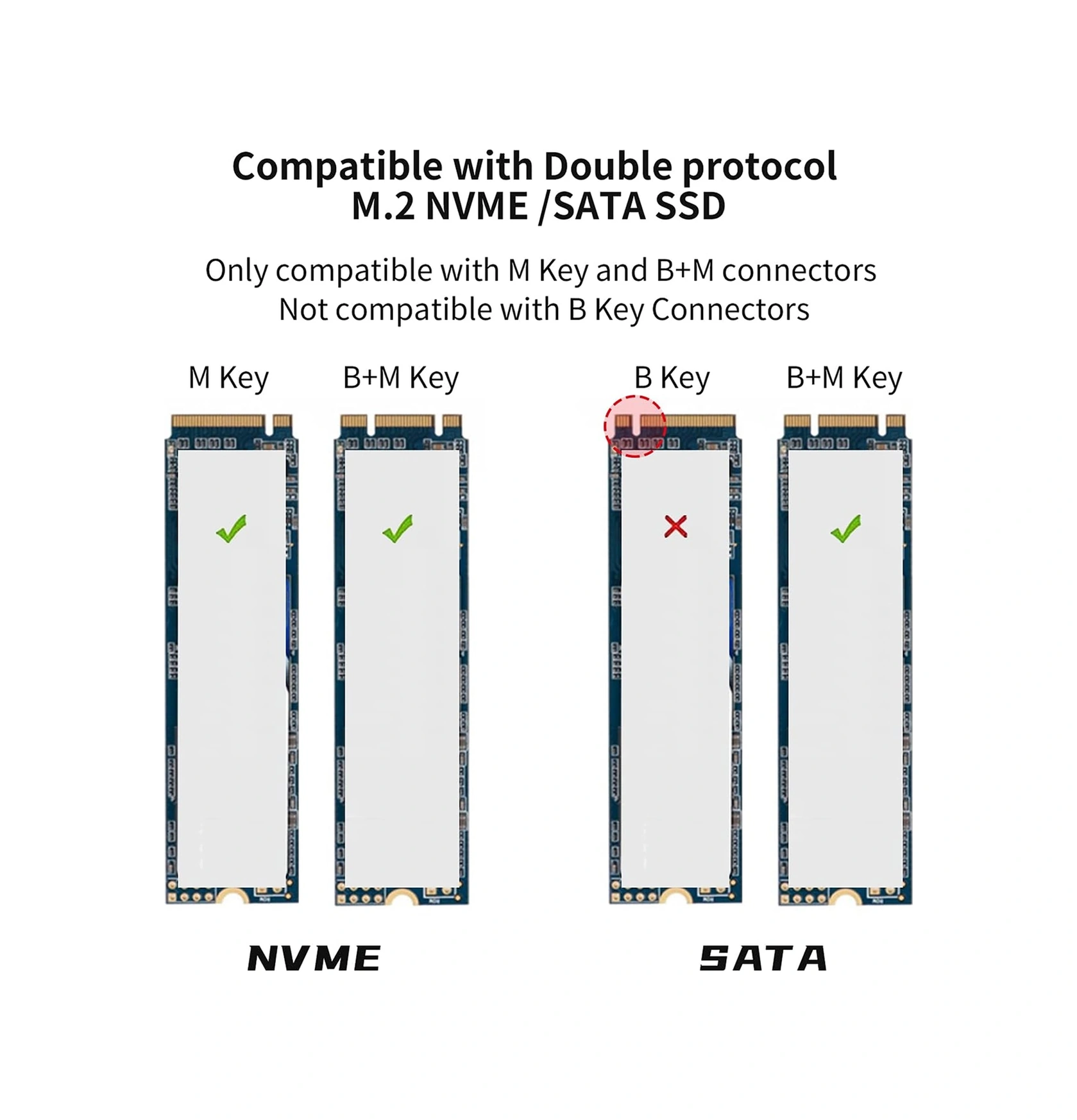 Sones Onten Uca322+ 10gbps M.2 M-anahtar Nvme Ngff Ssd Muhafazası