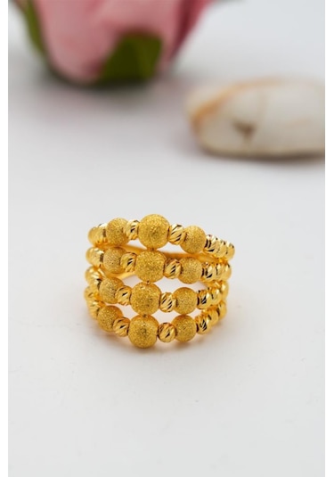 Latif Kuyumculuk 22 Ayar Altın Dorika Mekik Kadın Yüzük Lkyzk1533