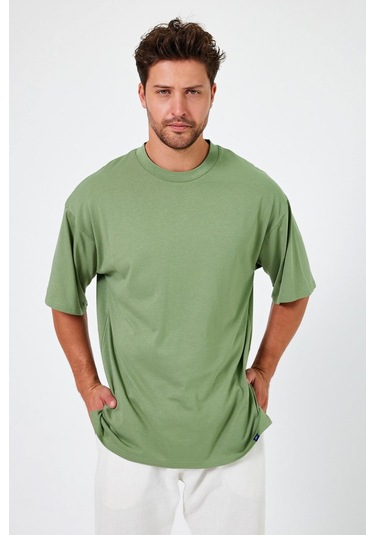Alexander Gardi Alexandergardı Yırtmaçlı Basic Oversize T-shirt Un-70418 001