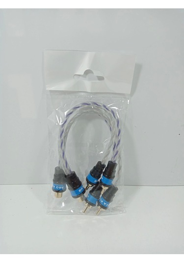 Edison Amfi Y Kablo Kaliteli Oto Anfi Y Kablo 1 Dişi 2 Erkek Y Kablo 2 Adet