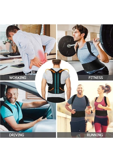 Dik Duruş Korsesi Kambur Önleyici Omuz Bel Sırt Korsesi Yelek