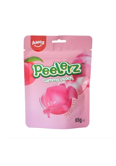 Amos Peelerz Gummy Peach 65g