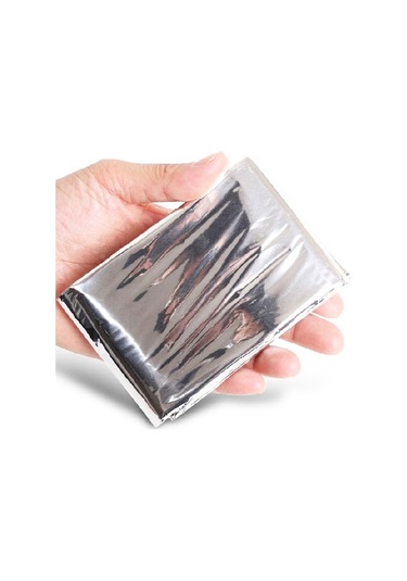 Ayt Sunup Soğuk Ve Sıcak Tutan Çift Taraflı Gümüş Acil Durum Battaniyesi Termal Battaniye Deprem Çantasına Uygun