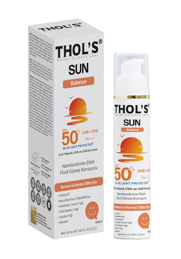 Thol's Sun Balance Fluid Koruyucu Güneş Kremi SPF50+ 50 ML