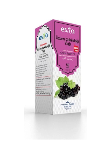 Esila Üzüm Çekirdeği Yağı 50  ML