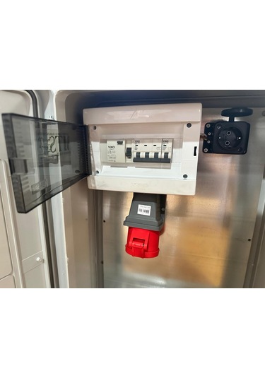 22 Kw 5/32 Vıko Pano 60 40 20 Cm Seyyar Taşınabilir Elektrikli Araç Şarj Cihazı Kombinasyon Kutusu Besleme Panosu Kullanıma Hazır Vıko/panasonic Sigorta Ve Kaçak Akım Rolesi 22kw 22.0 KW