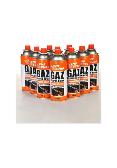 Remtaş Vmf Eurogaz Kamp Ocak Gazı Valfli Kartuş 227gr - 10 Adet