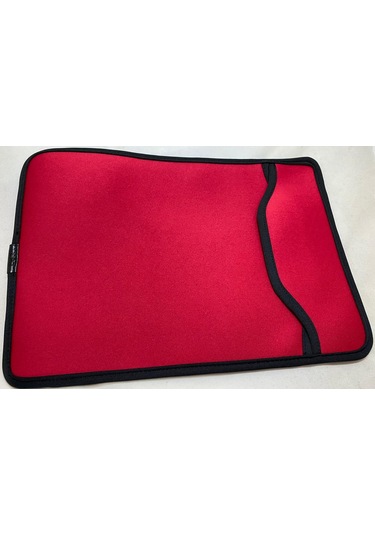 Macbook Pro 16" A2141 Neopren Koruma Kılıfı Kese Kırmızı