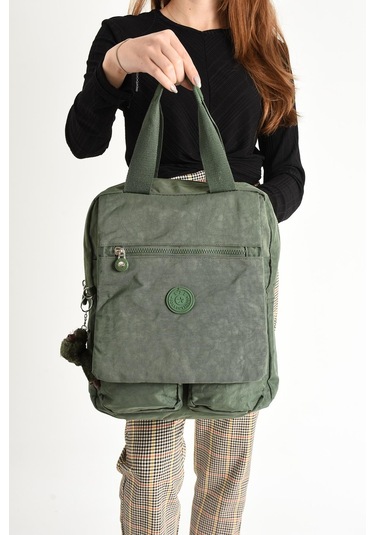İki Fonksiyonlu Sırt Ve El Çantası Ultra Hafif Yeşil Model:571-5h - Yeşil