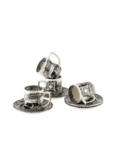 Spode Black Italian Espresso Fincanı Çok Renkli