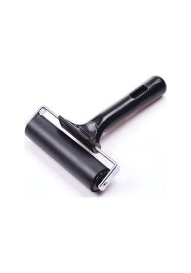 Kaymaz Saplı 4 İnç Kauçuk Rulo, Baskı Ve Yapıştırıcı İçin Profesyonel Sanat Malzemeleri B