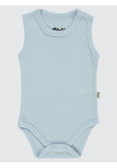 Civil Baby Bebek Çıtçıtlı Badi 0-1 Ay Mavi