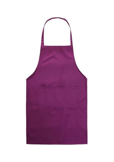 Qingmipy Restoran Garsonları İçin Mor 73x58cm Apron Logo Baskılı Özel Tasarım Dayanıklı Malzeme Ev Ve İş Yeri Kullanıma Uygun