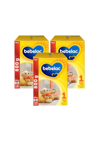 Bebelac 1 Bebek Sütü 800 G 3 Adet