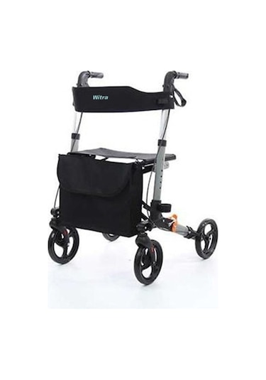 Ithal Lüks Frenli Yürüteç Aluminyum Tekerlekli Rolatör Yürüteç Rollatör