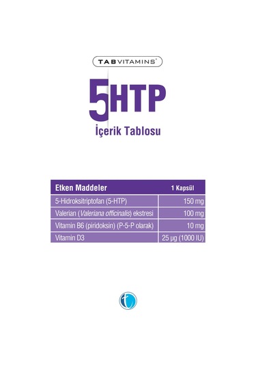 Tabvitamins 5htp 30 Kapsül