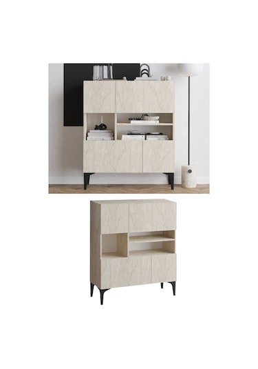 Decormet Krista Konsol Travertine Diğer