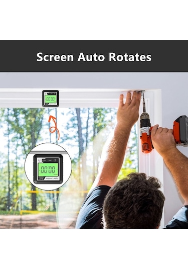 Pazly Tabanlı Seviye Seviye Protractor Ölçer Ölçer Mıknatıslı Lcd Kutusu İnkılometre Hassas Elektronik Dijital Bulucu Açı Açı Gf
