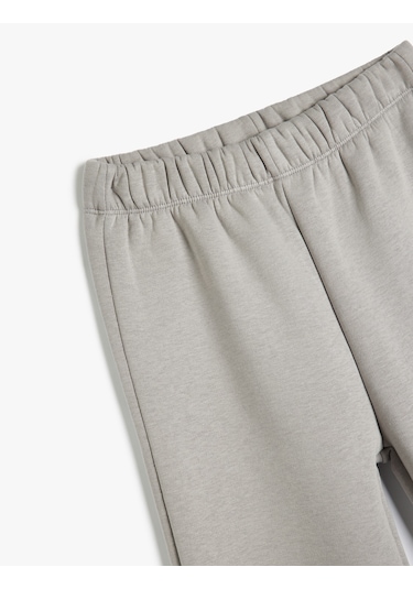 Koton Beli Lastikli Basic Jogger Eşofman Altı Gri 5wkg40329ak Gri
