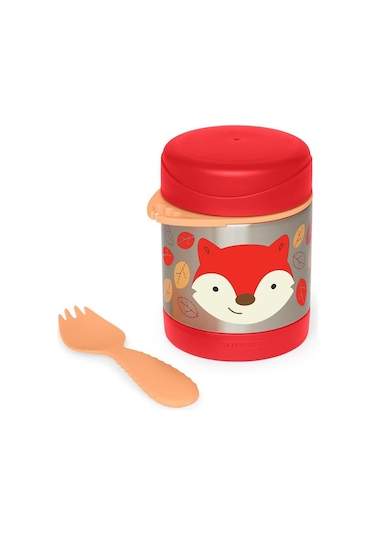 Skip Hop Zoo Paslanmaz Çelik Termos  Tilki Kırmızı