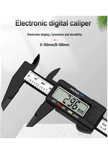 Dijital Elektronik Kumpas Inc Mm Ölçüm Hassas Kalınlık
