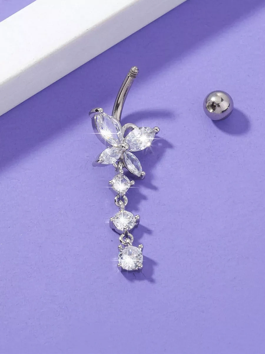 İ&beauty Göbek Deliği Piercing Seti 2 Adet 216453136 Gri