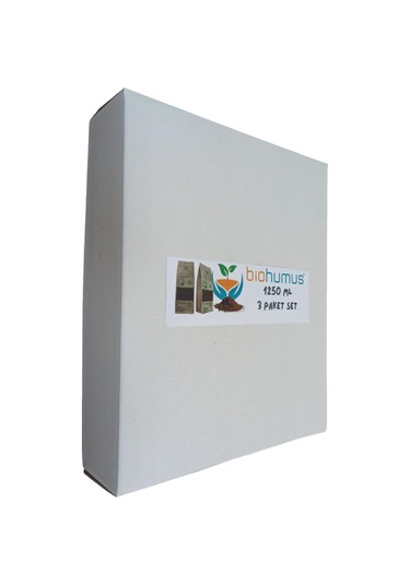 Organik Bitki Besin Gübresi Biohumus Humic 1250 Ml 3 Adet Set