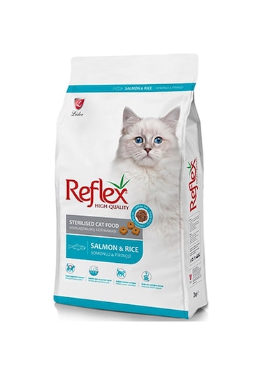 Reflex Somonlu Pirinçli Kısırlaştırılmış Yetişkin Kedi Maması 2 KG