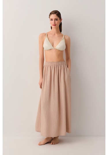 Suwen Harper Plaj Eteği Sba25650010 Bej