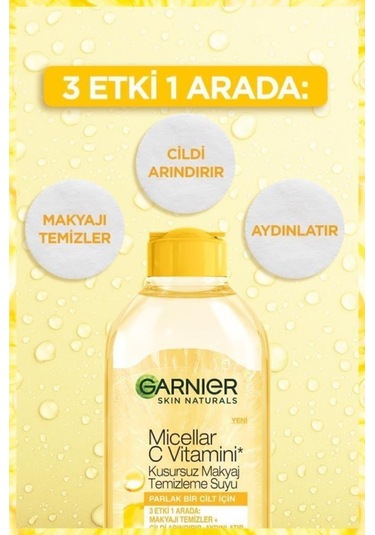 C Vitamini Parlak Aydınlatıcı Göz Kremi 15ml + Süper Aydınlatıcı Serum 30ml + Makyaj Temizleme Suyu pktcvtmncltbkmst-9493