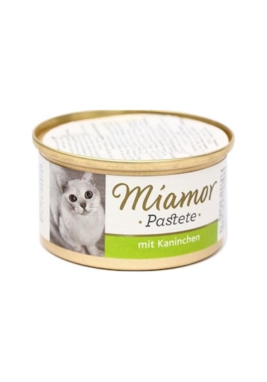 Miamor Pastete Tavşan Etli Konserve Yetişkin Kedi Maması 85 G