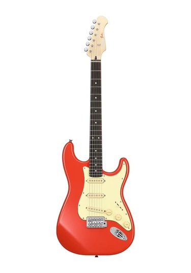 Donner Dst-600 Elektro Gitar Fiesta Red