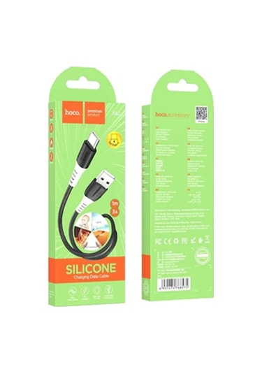 Hoco X82 Type-c To Usb 3a Hızlı Silikon Data Ve Şarj Kablosu 1m