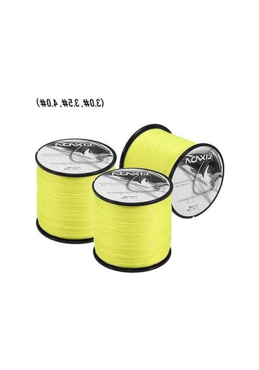 Novahub Lixada 3 Paket 500m Düğümlü Balıkçı İpi, 4 Lifli Pe Balık İpi Tuzlu Su İçin