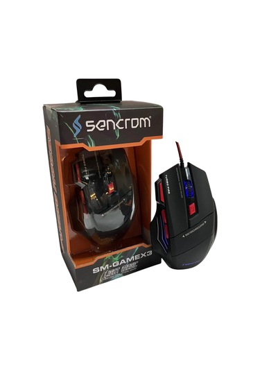 Snrelk Rgb Işıklı Gaming Mouse 8001600/2400/3200 Dpi Oyuncu Mouse 001