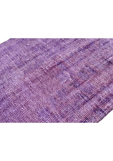 El Dokuma Mor Yolluk 68x225 Dekoratif Yün Halı Yolluk