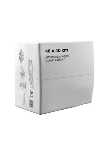 Omnisoft 40x40 Cm Beyaz 1/8 Garson Katlı Servis Peçetesi 1200 Ad