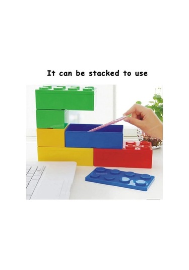 Maoyaya Yapı Taşları Saklama Kutusu - Masaüstü Makyaj Kozmetik Organizer, Çok Renkli Seçenek Çok Renkli