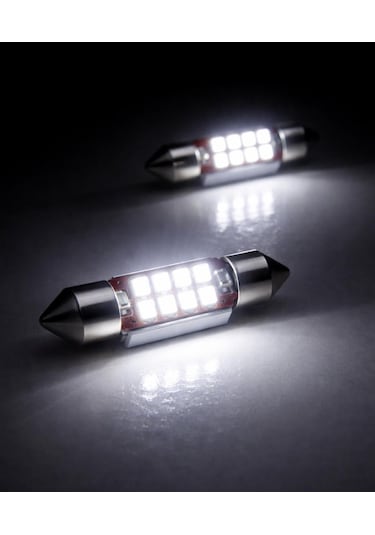 36mm C5w Sofit Led Ampul, Beyaz, Canbus Arıza Lambası Yakmaz, Plaka Ve Tavan Lambası İçin, 2 Adet