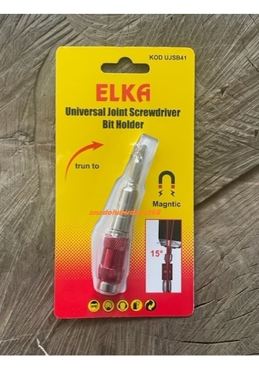 Elka Manyetik Bits Uzatma Ucu 90mm Bükülebilir Stoplu Bits Uç Vida Ph2-pz2 3pc Matkap Ucu Matkap Ucu