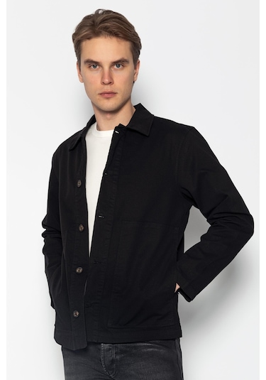 Cekmon Erkek Regular Fıt %100 Cotton İnce Gabardın Spor Ceket Siyah