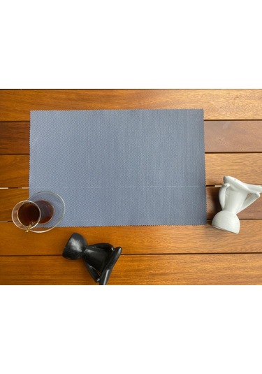 6'lı Yıkanabilir File Kumaş Amerikan Servis Lavicert Lacivert