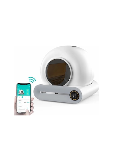 Yasomi Smart Cat Cleaner 9 L Kapasiteli ve Wifi Uygulama Bağlantı Kedi Tuvaleti