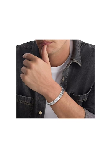 Calvin Klein Ckj35100083 Erkek Bileklik Gri