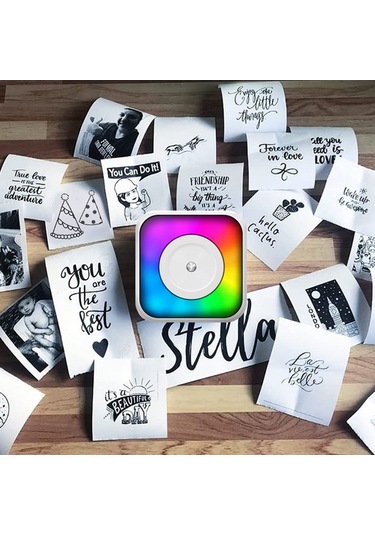 C31 Taşınabilir Kablosuz Bluetooth Termal Etiket Yazıcısı, Baskı Kağıdı Seti Seti