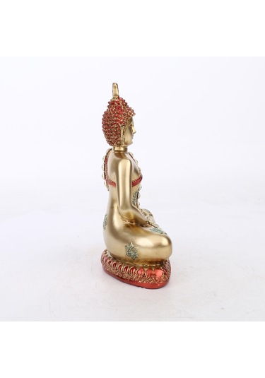 Suntek Tayland Buda Heykeli Çiftlik Evi Tatil Yemek Odası 14x7.5x19.5 Cm
