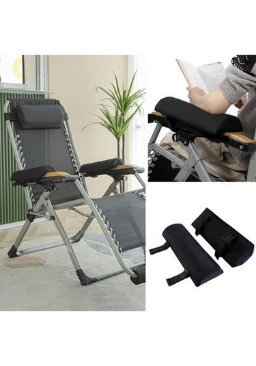 Trendooze Yatar Suntek Minderi Koltuk Kol Katlanır Dolgusu Dayama Qt Siyah