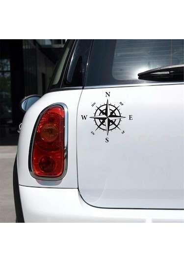 Pusula Araba Sticker siyah 17x17 CM