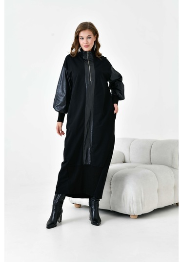 Ftz Kadın İki İp Elbise Siyah 30950 Siyah