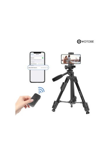 360 Derece Ayarlanabilir Kumandalı 1.25 Metre Profesyonel Kamera Sabitleyici Tripod